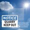 Signmission Quarry Keep Out OSHA Notice Sign, Plastic, 10in W x 7in L, 2PK OS-2PACK-NS-P-710-L-17943 - alternate 3